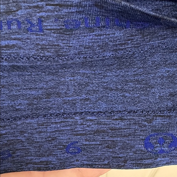 Lululemon Swiftly Tech Racerback in Sapphire Blue/Black: 6 - Picture 8 of 8